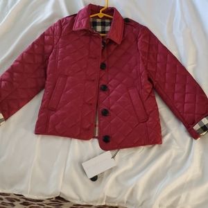 New Burberry girls jacket